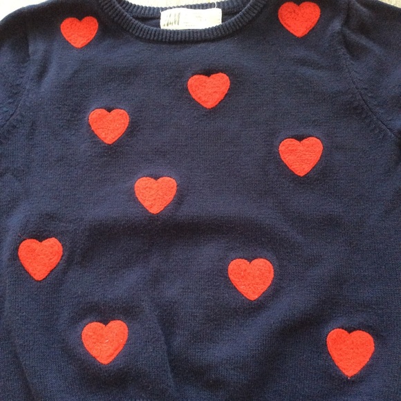 H&M toddler heart sweater - Picture 3 of 5